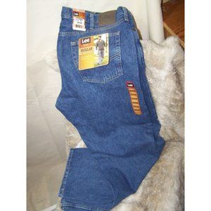 Men's Lee Jeans Regular Fit Straight Leg 40 x 30 NWT Blue